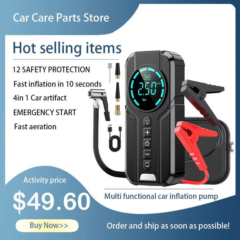 ULTIMATE CAR JUMP STARTER 4-in-1